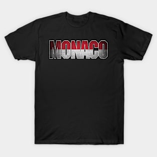 Monaco Flag for Men Women Monaco National Pride T-Shirt